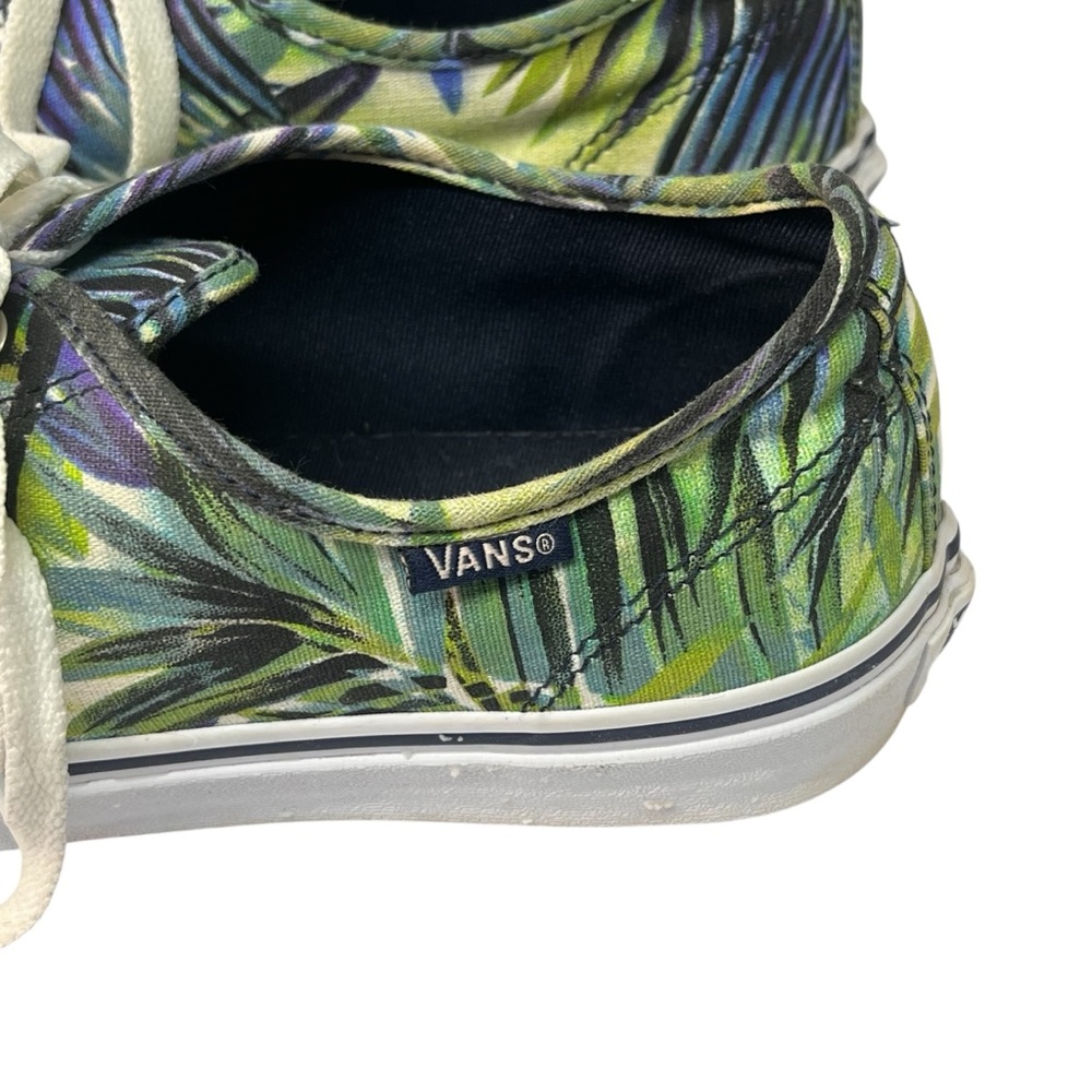 Vans Tropical Palm Leaf Print Floral  Women’s Sneakers‎   Shoes Size 9.5. - Picture 4 of 7